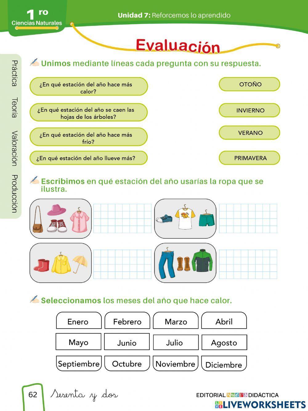 Las estaciones del año
