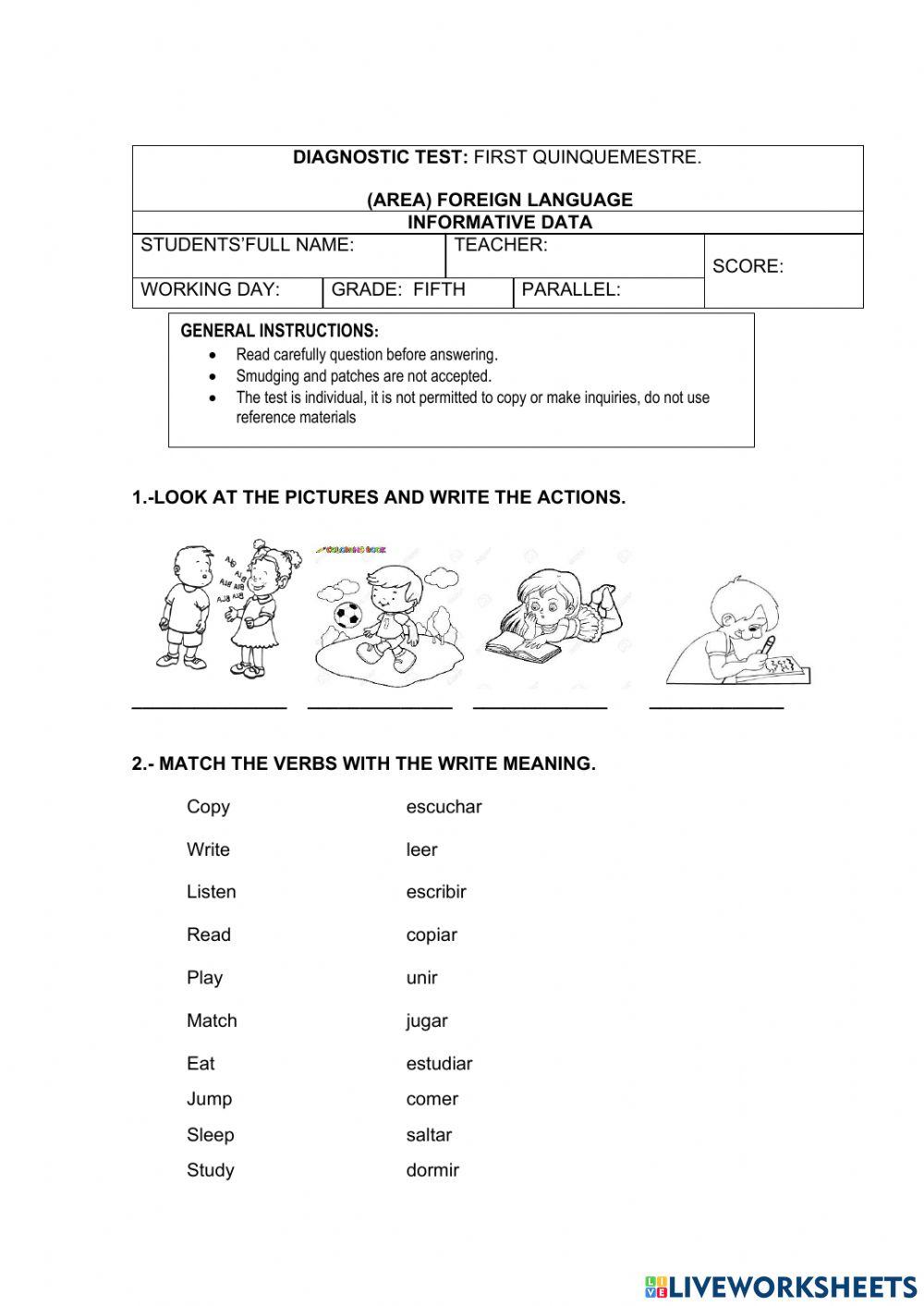 Englishdiagnostictest