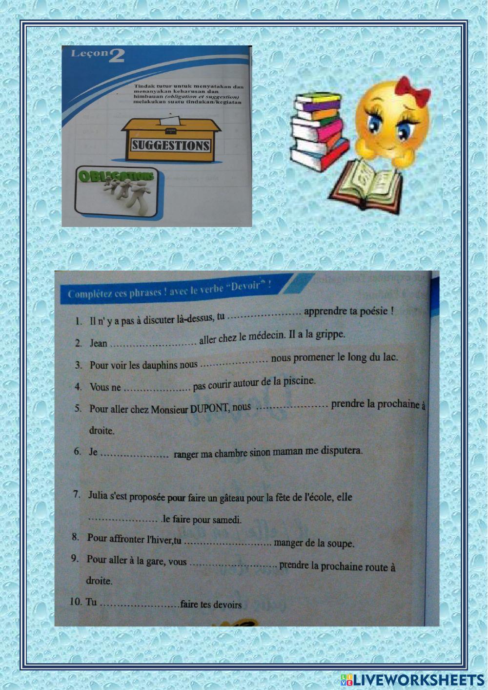 L'obligation et la sugestion