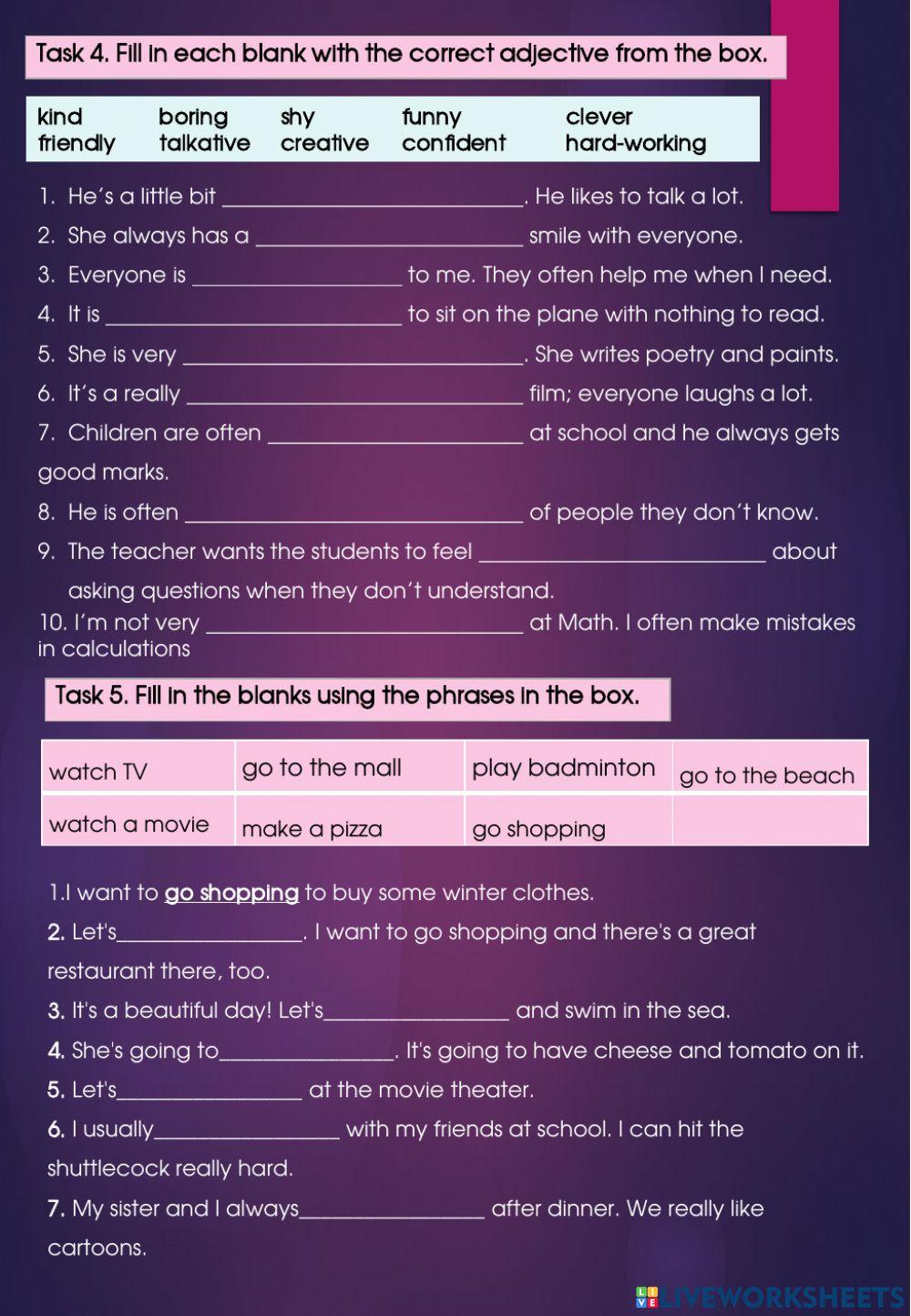 ILSW6-Unit 3- Vocabulary