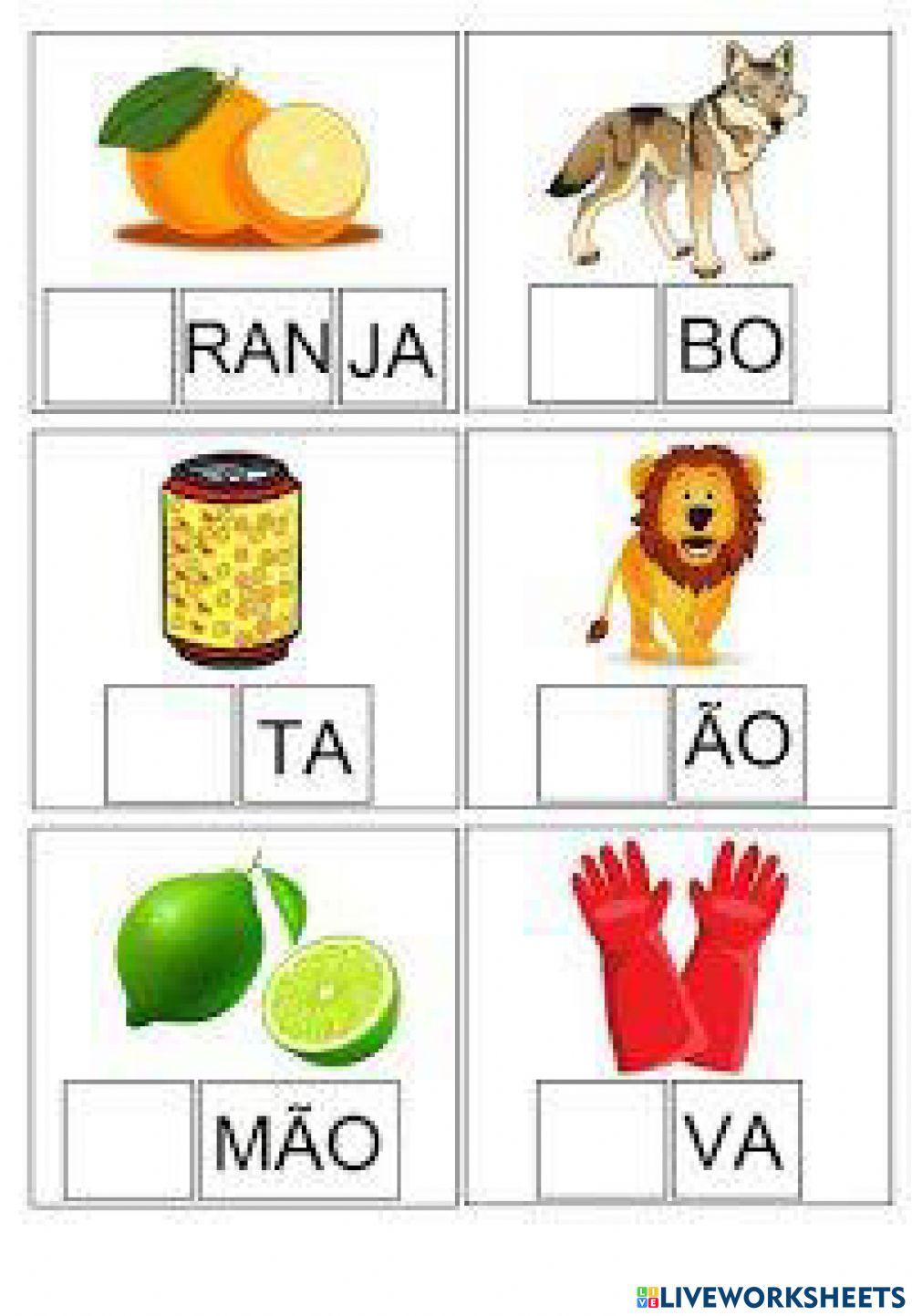 Atividade de conscência fonológica