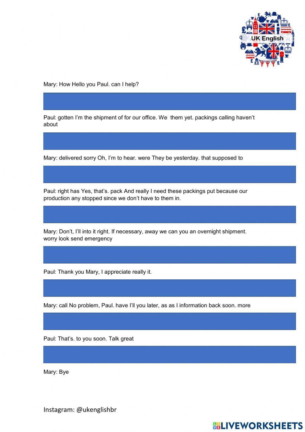 Telephone conversation