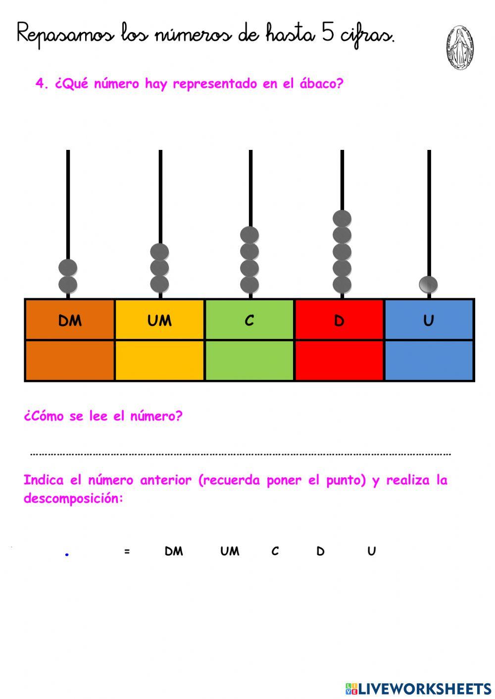 Números de 5 cifras