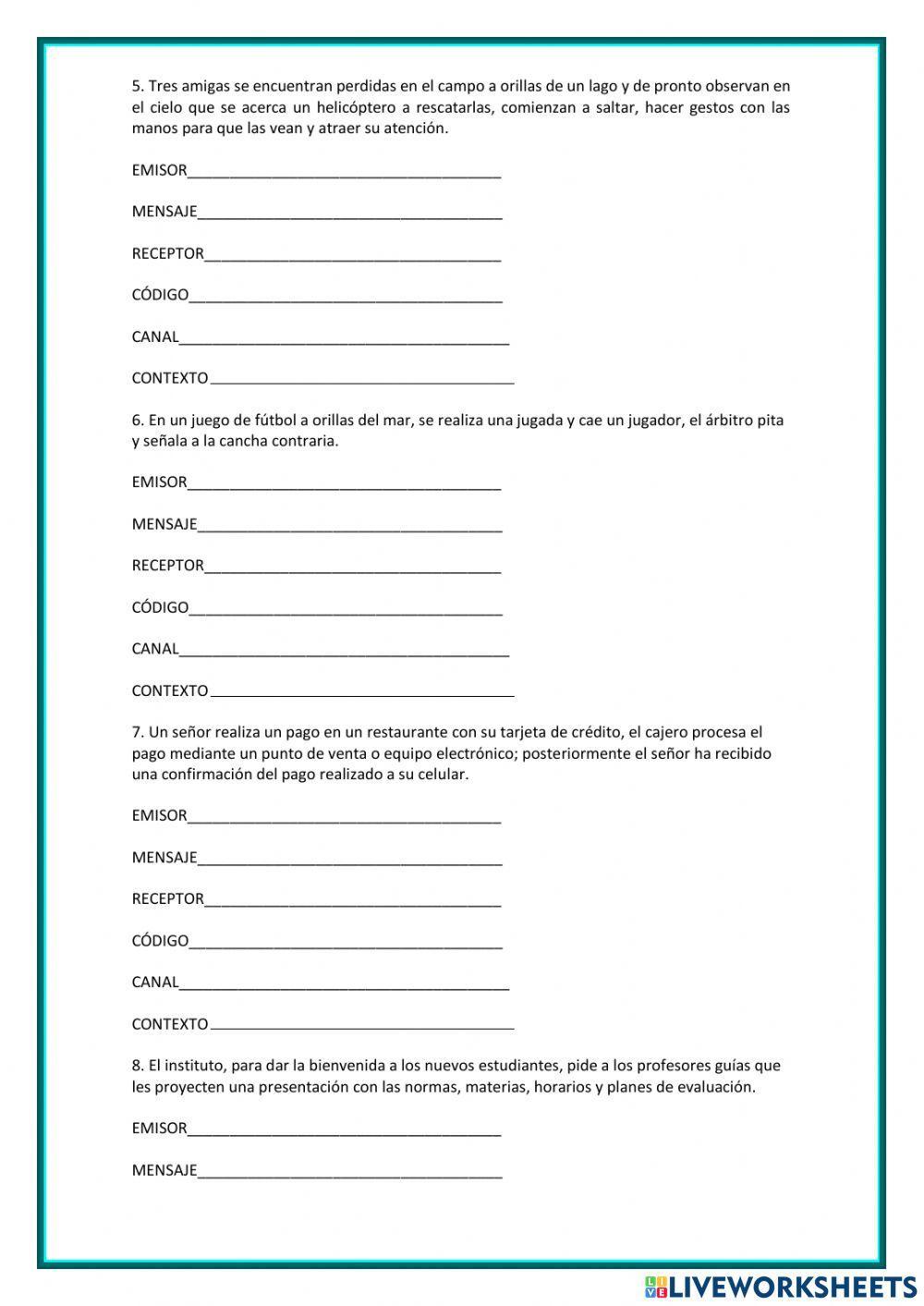 Elementos del proceso comunicativo