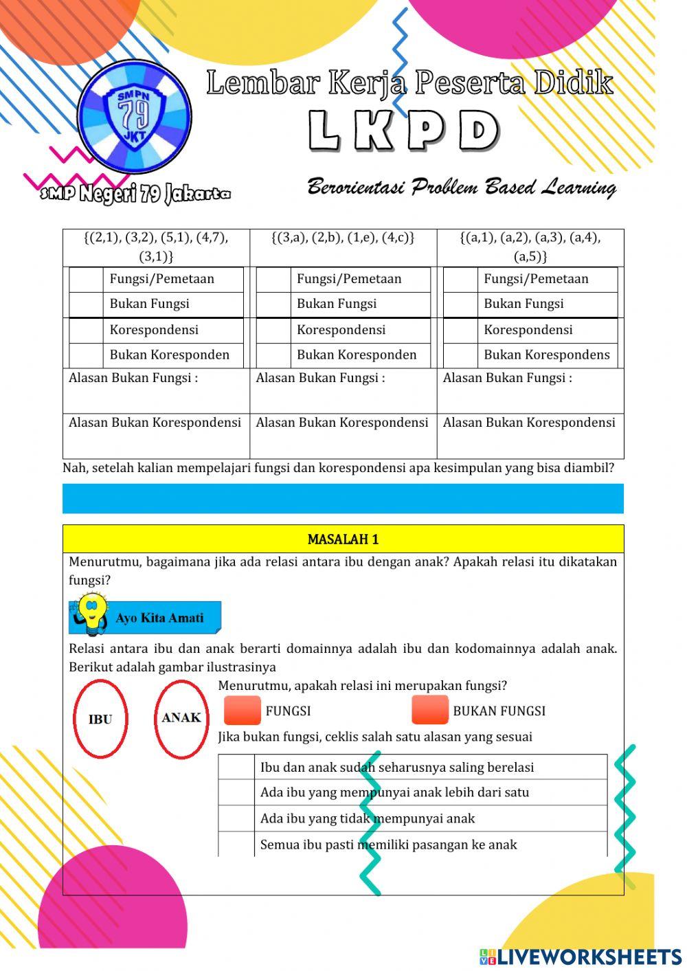 Pemetaan & korespondensi