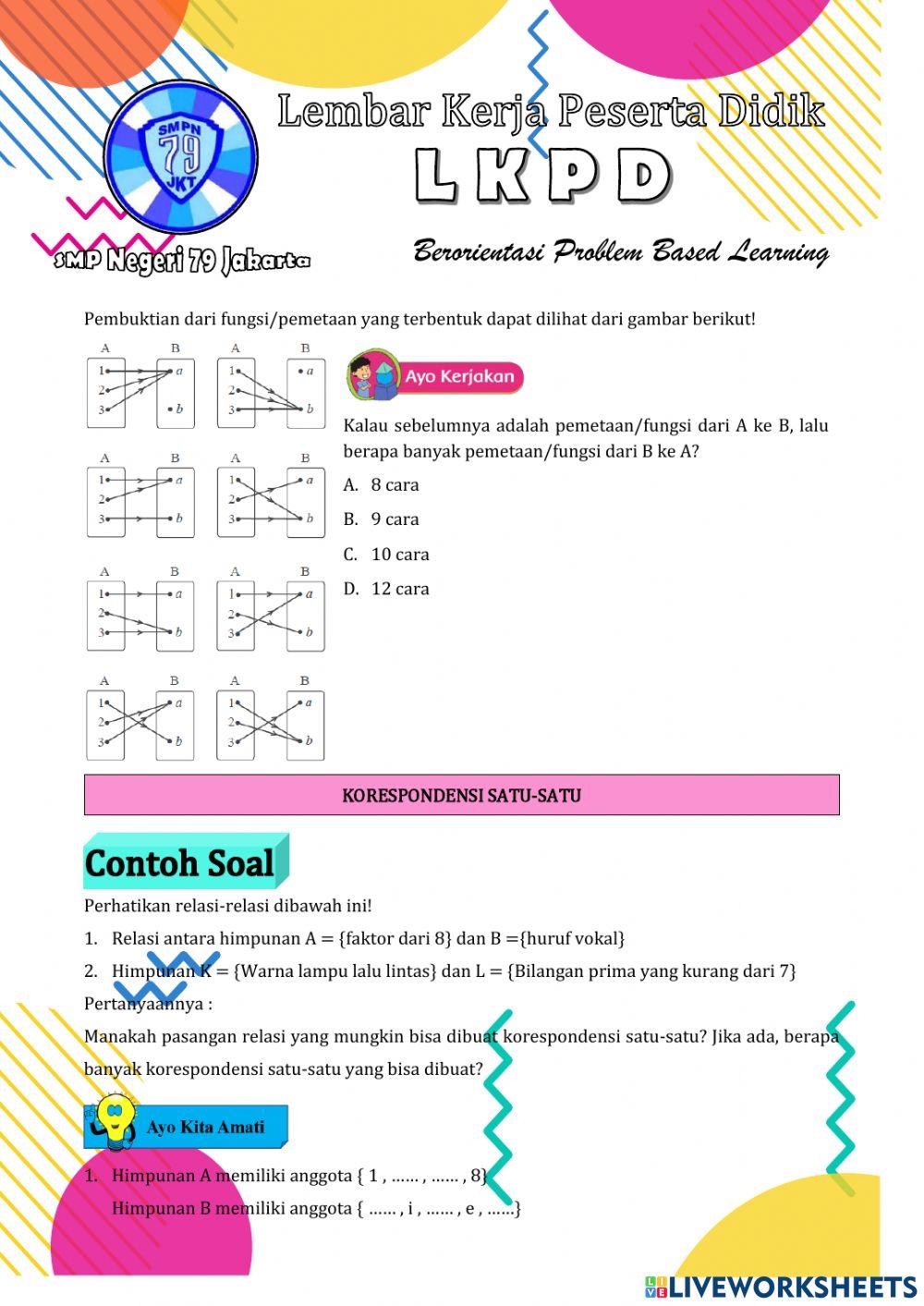 Pemetaan & korespondensi