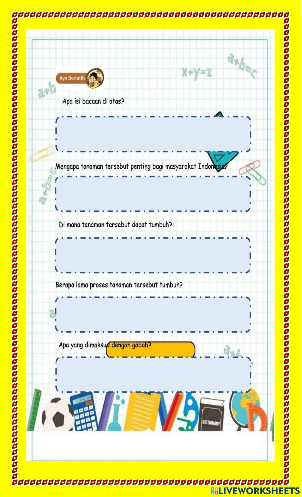 Tema 3 subtema 1 pembelajaran 1 kelas 4