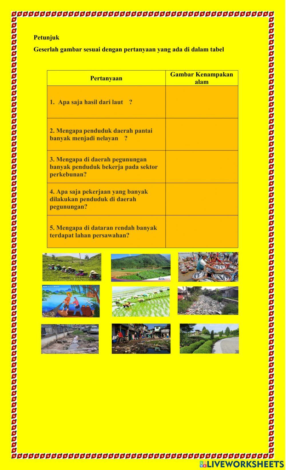 Tema 3 subtema 1 pembelajaran 1 kelas 4