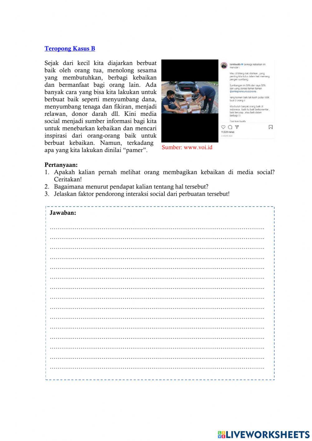 LKPD 2 Interaksif Faktor Pendorong Interaksi Sosial