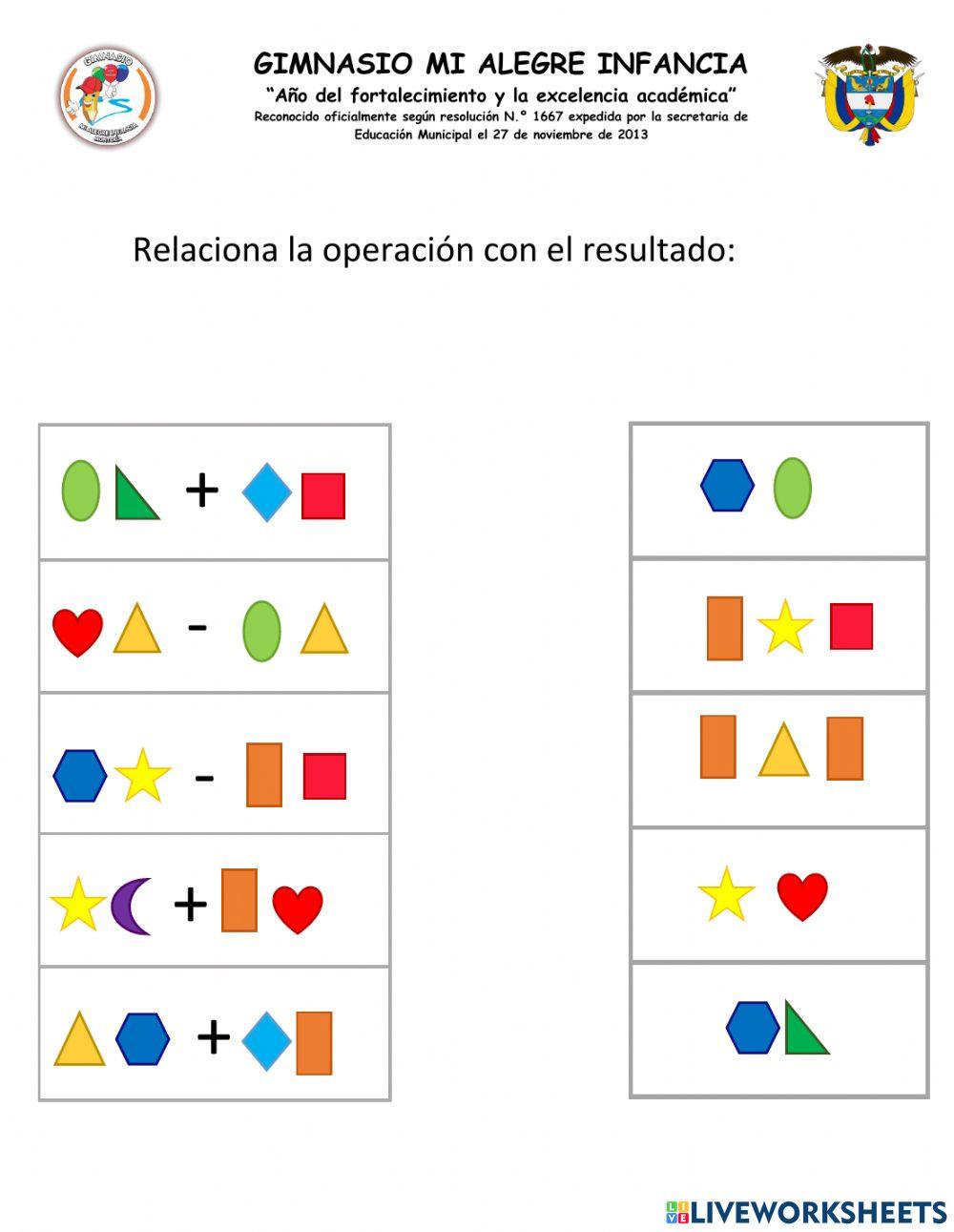 Operaciones con pictogramas