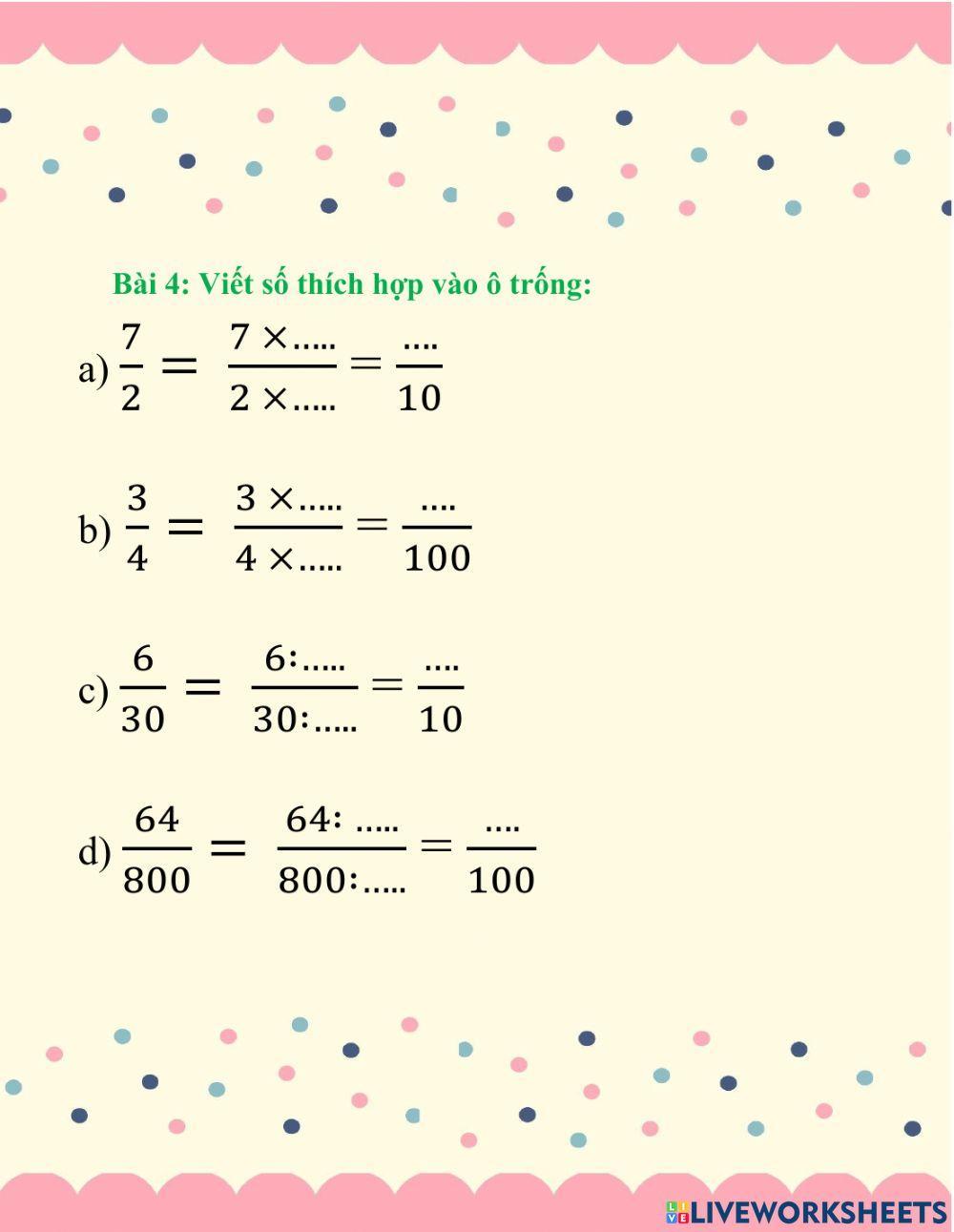 Phân số thập phân