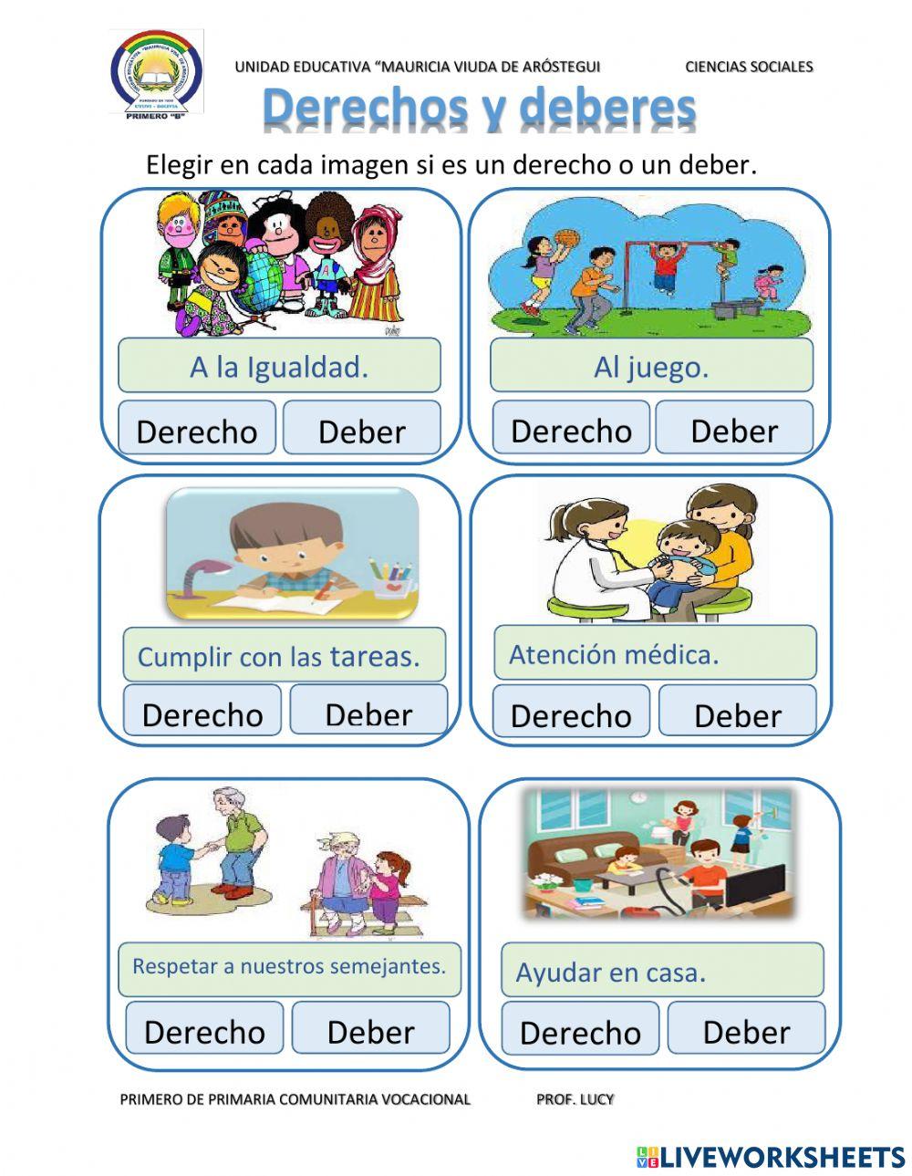Derechos y deberes