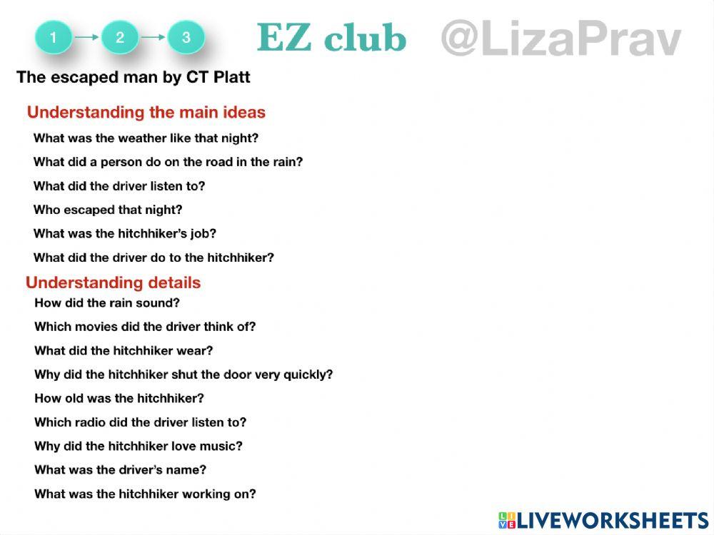 The Escaped Man by CT Platt