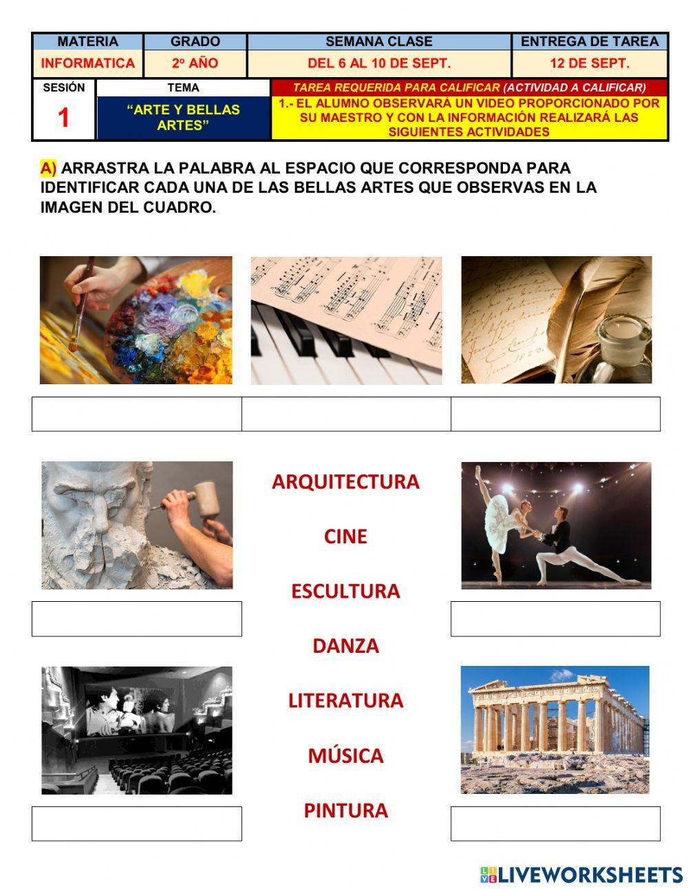 Arte y bellas artes 2o