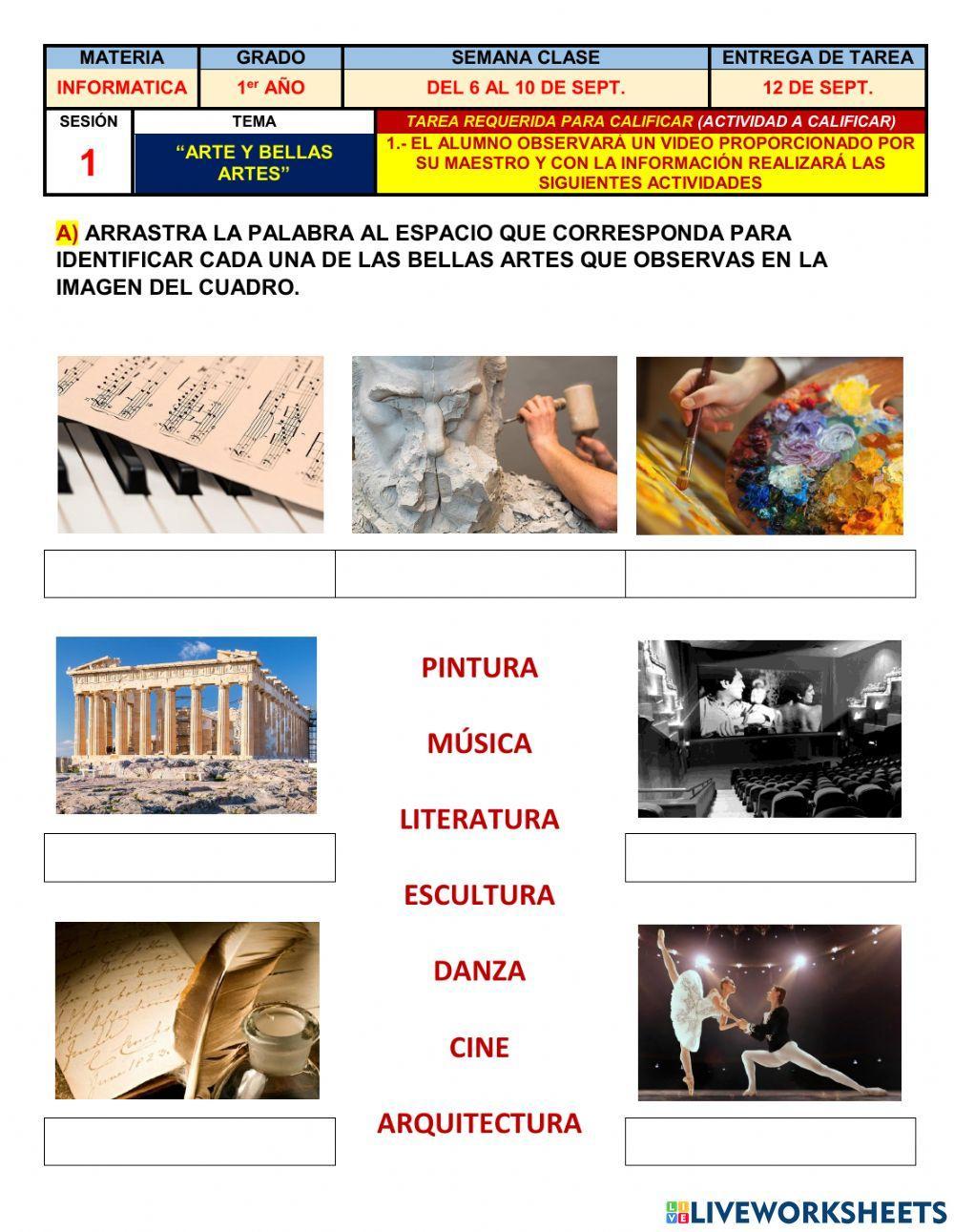 Arte y bellas artes 1o