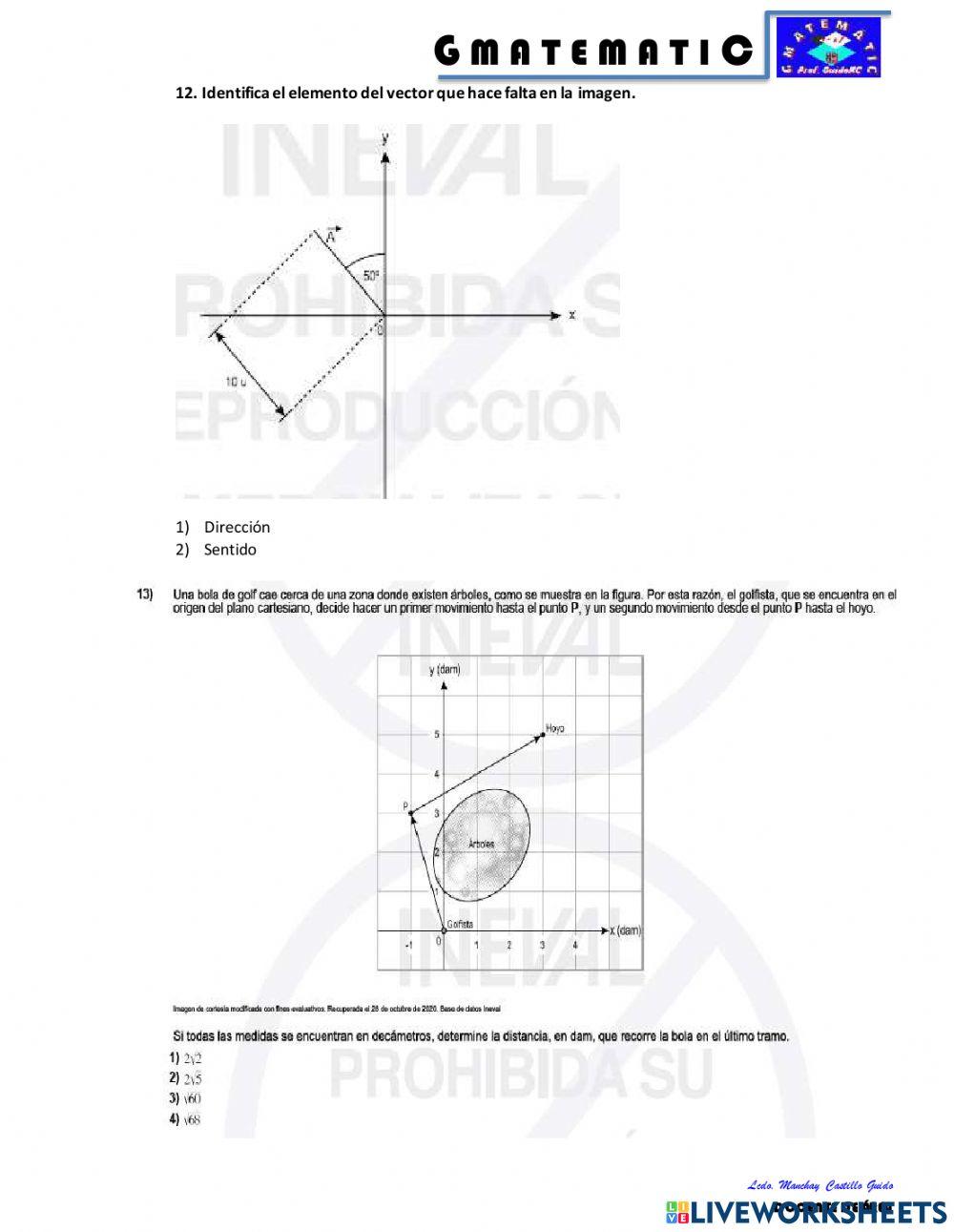 Evaluación Diagnóstica Mat-3ro-bach