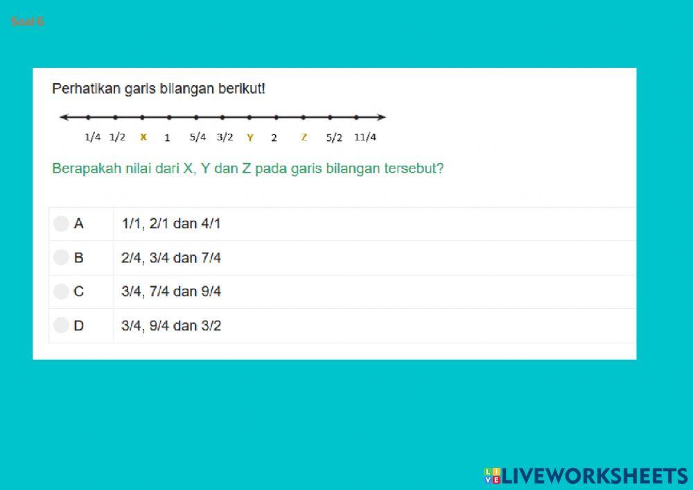 Latihan akm numerasi