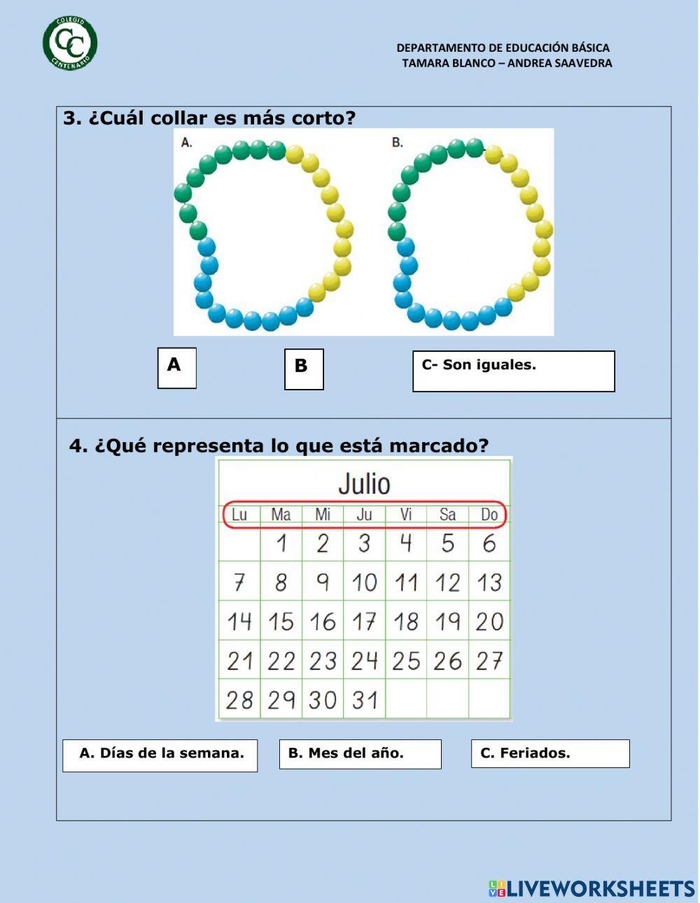 Medición primero básico