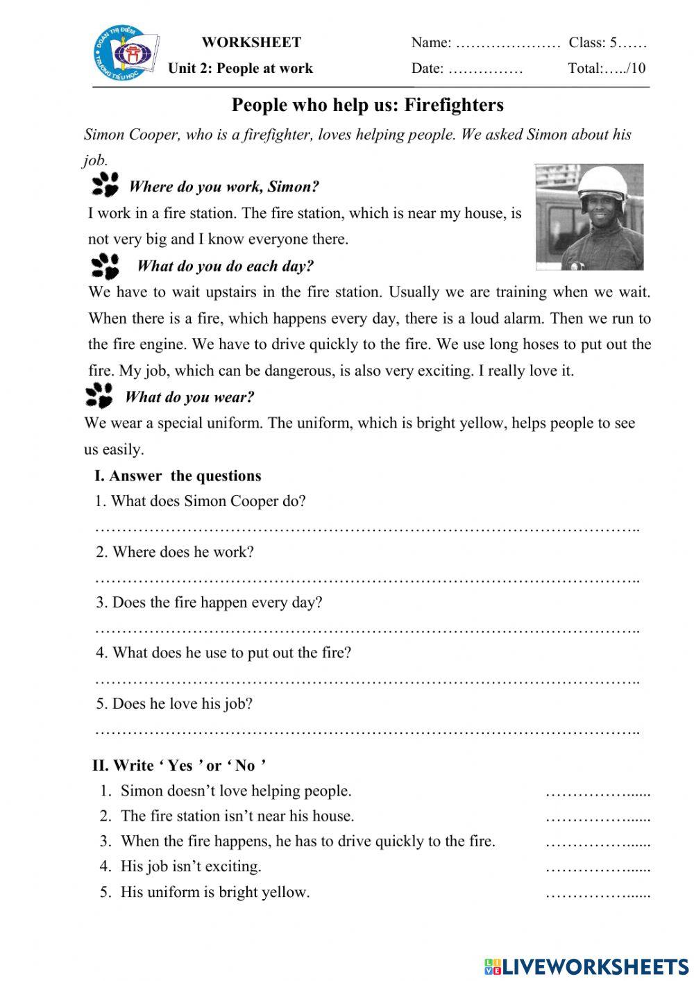 Unit 2: Worksheet 10(Basic)