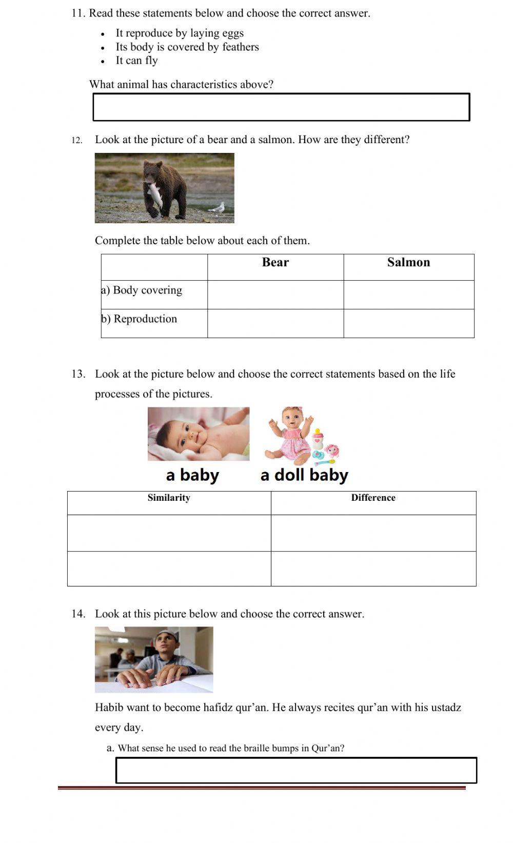 PTS 1 SCIENCE kelas 3  Tahun ajaran 2021-2022