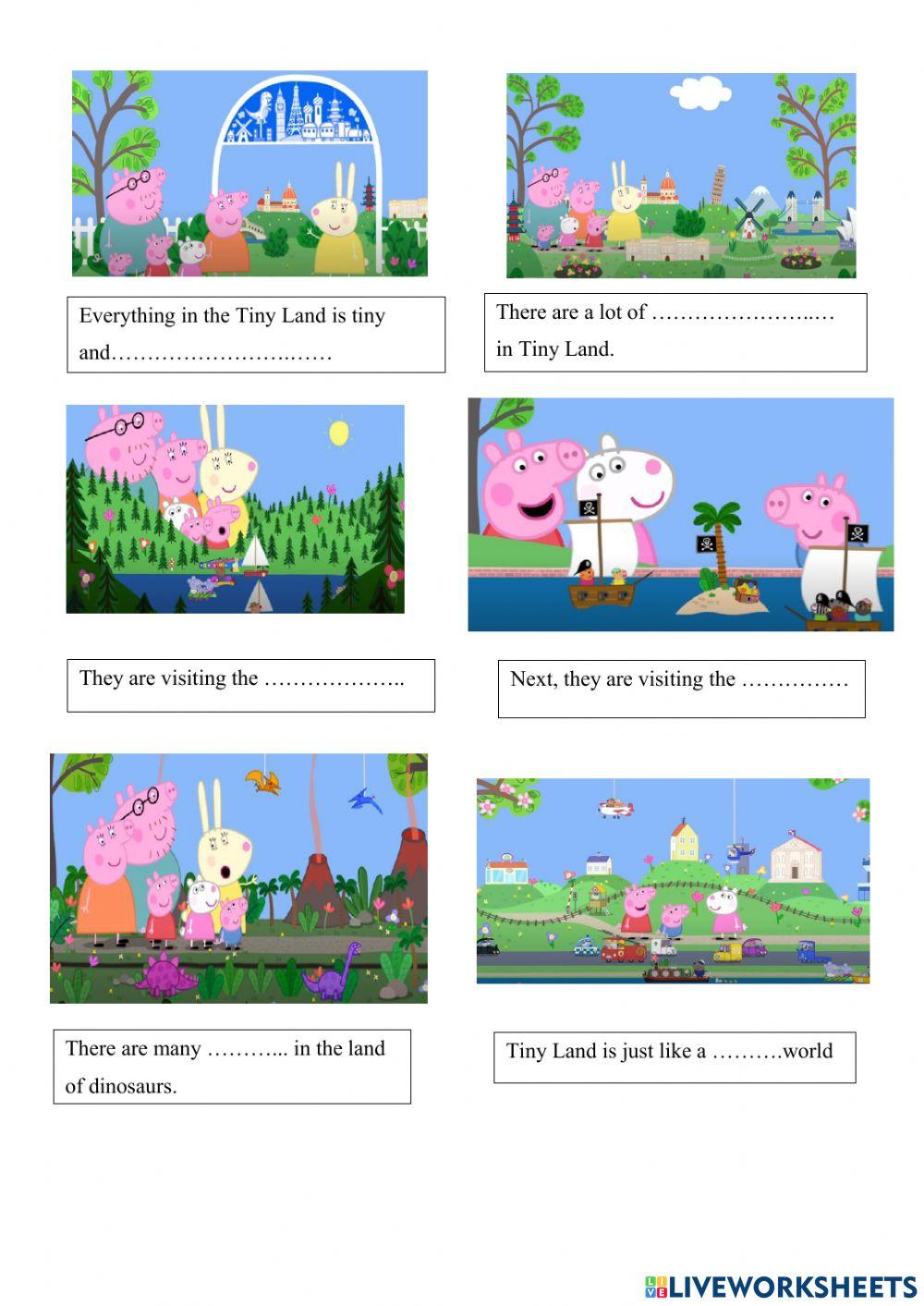 Peppa pig movie- Tiny land