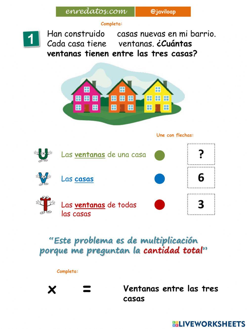 Problemas de multiplicación javiloap