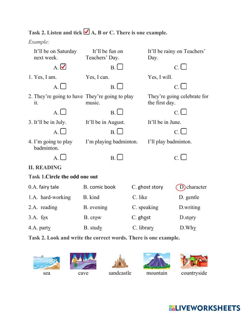 Đề KT cuối HKI môn Tiếng Anh lớp 5