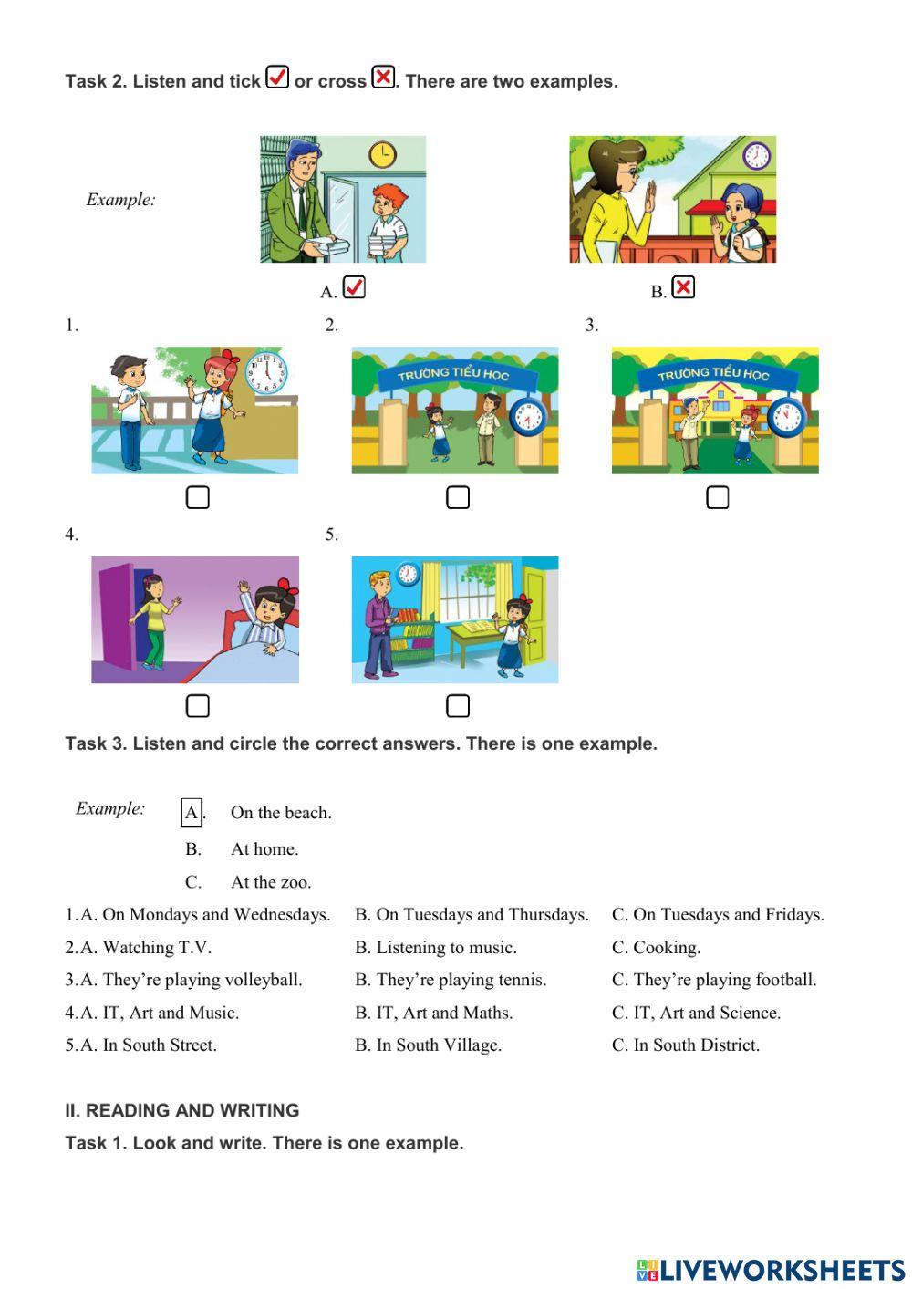 Đề số 5 - đề thi hk 1 - grade 4