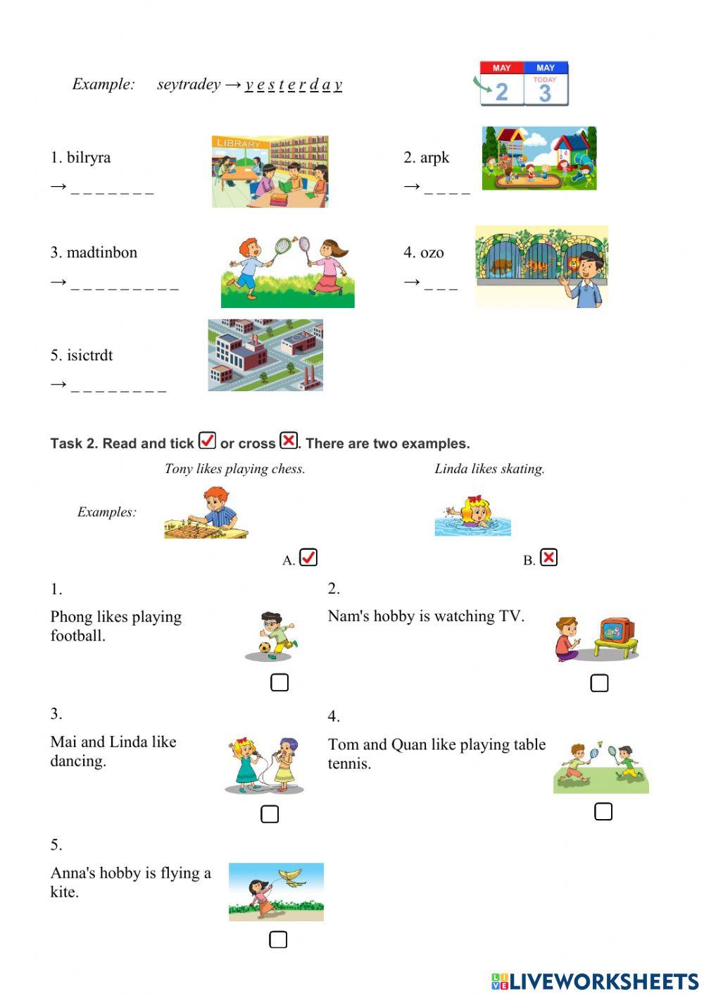 Đề số 5 - đề thi hk 1 - grade 4