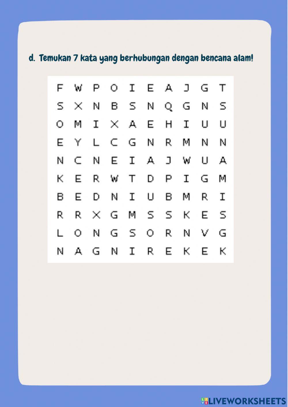 Mitigasi Bencana Alam