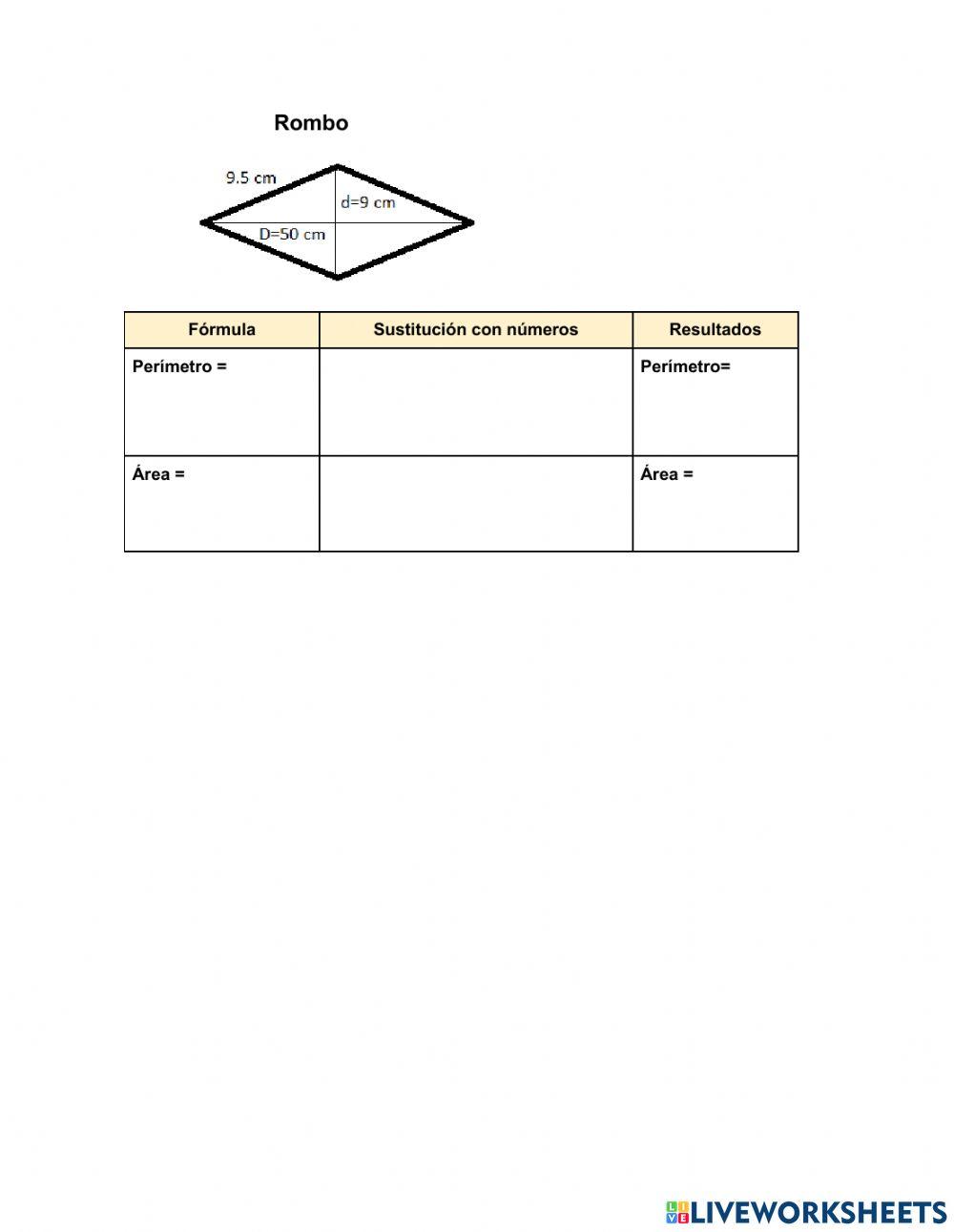 21 Perímetro y área cuadriláteros