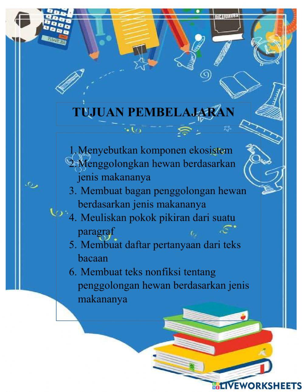 Pembelajaran Komponen Ekosistem Oleh Ni Kadek Sopiyan Dewi