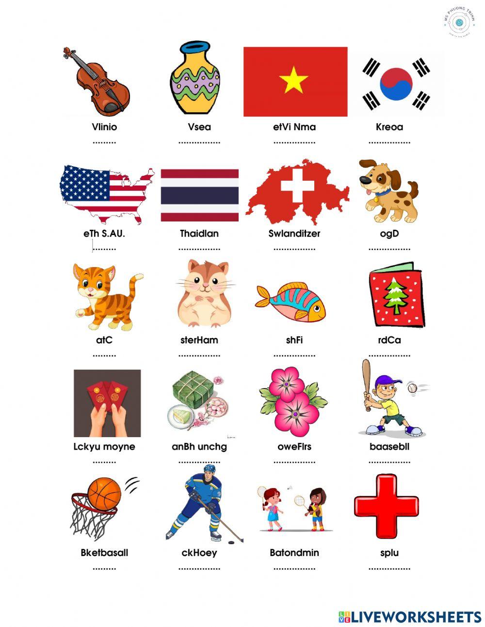 Family and Friends 2 - Review First Semester (Ms Trinh)