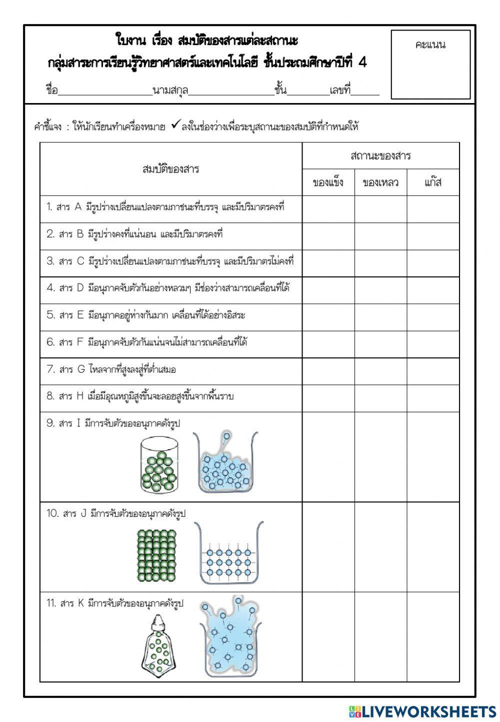 สถานะของสาร