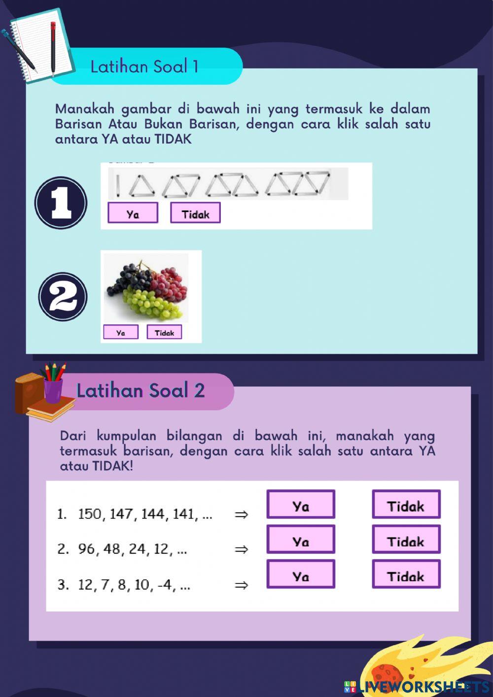 Barisan dan Deret Aritmatika