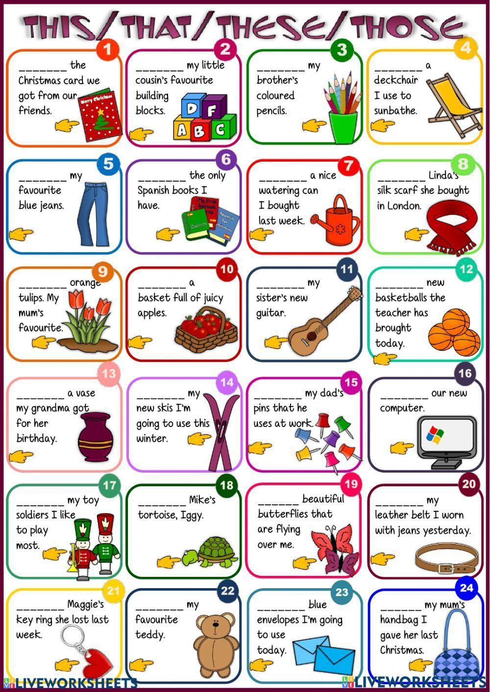 This that, these and those