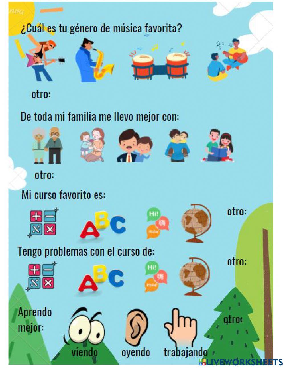 Ficha de presentación