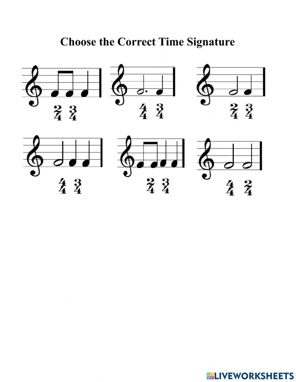 1782911 Time Signature JCSturrup LiveWorksheets