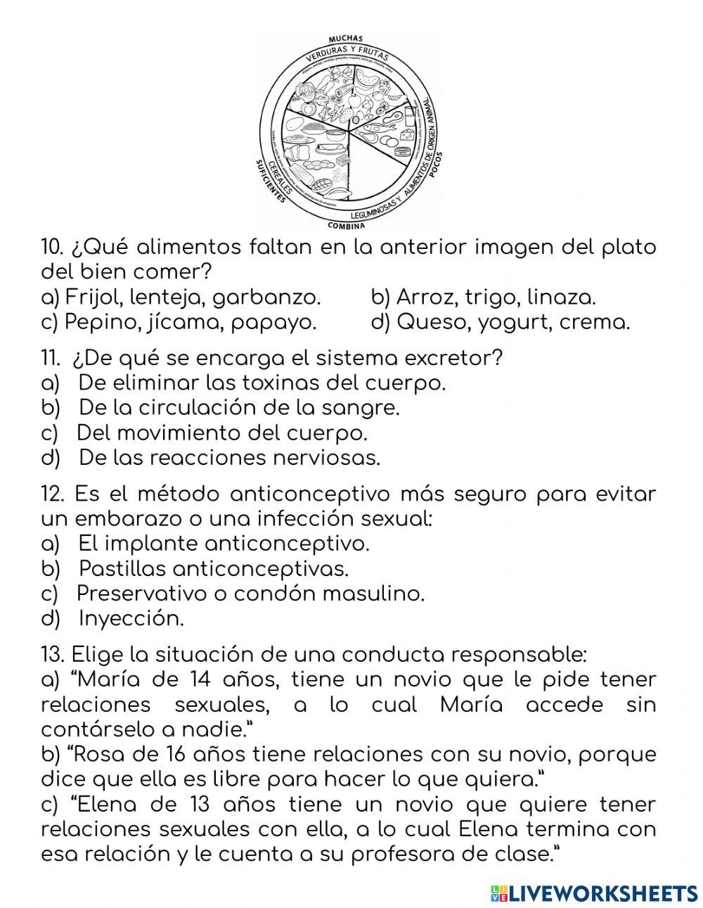 Repaso CIENCIAS NATURALES Primer SEMESTRE