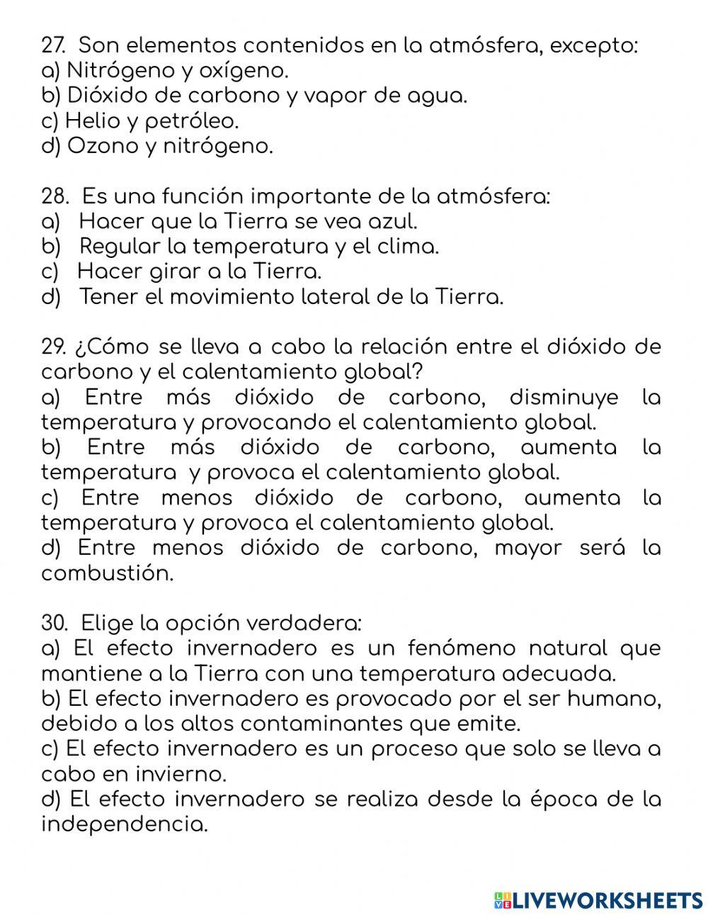Repaso CIENCIAS NATURALES Primer SEMESTRE