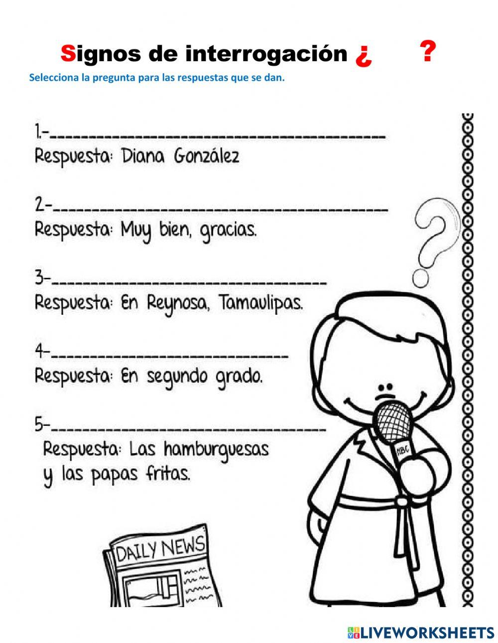 Signos de interrogación