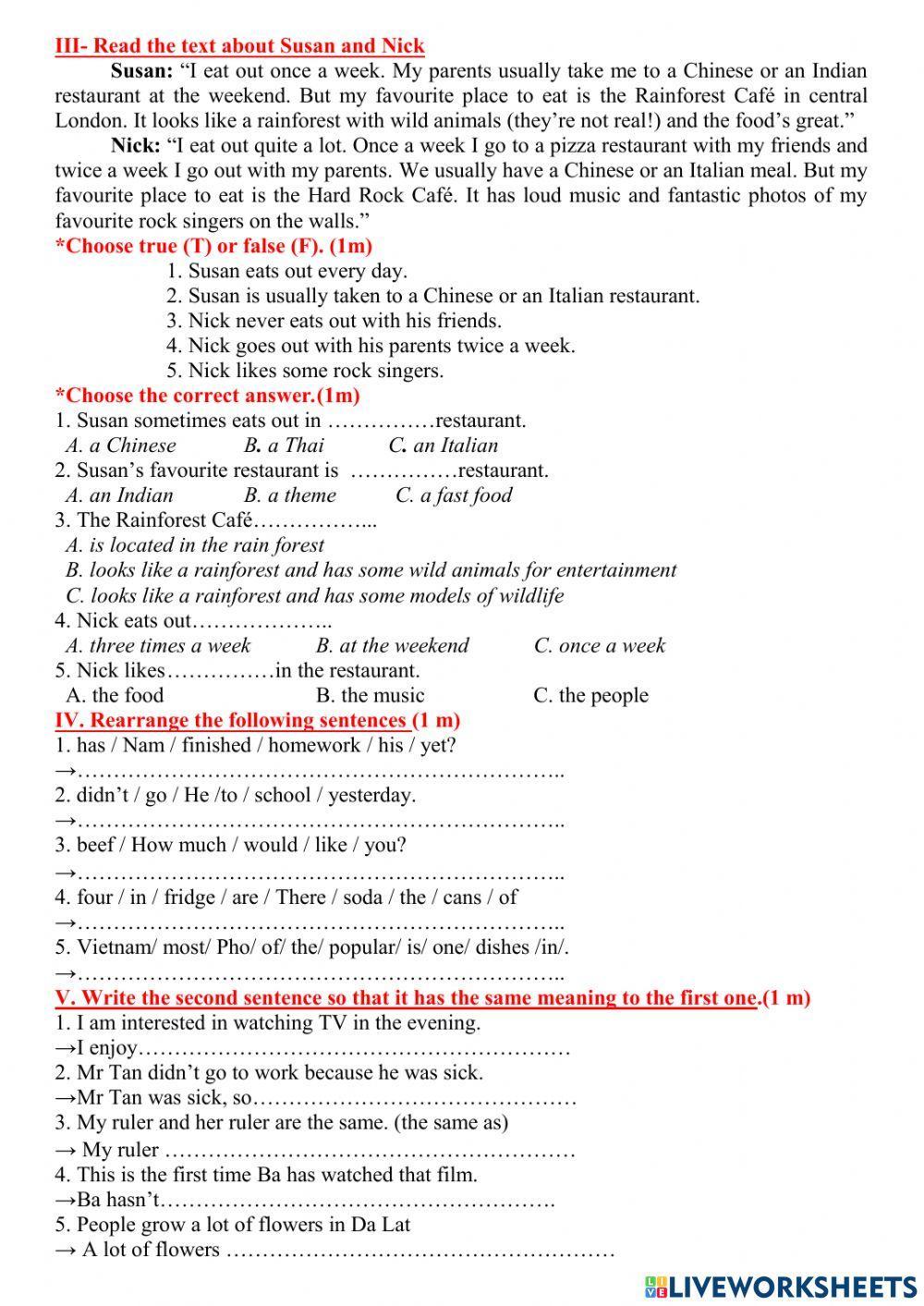 De 2 tieng Anh khoi 7