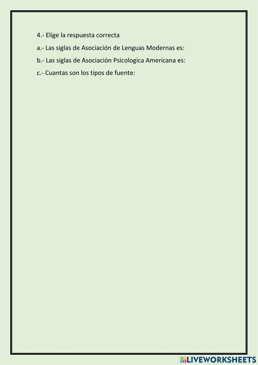 Aplicacion de Normas de Citacion