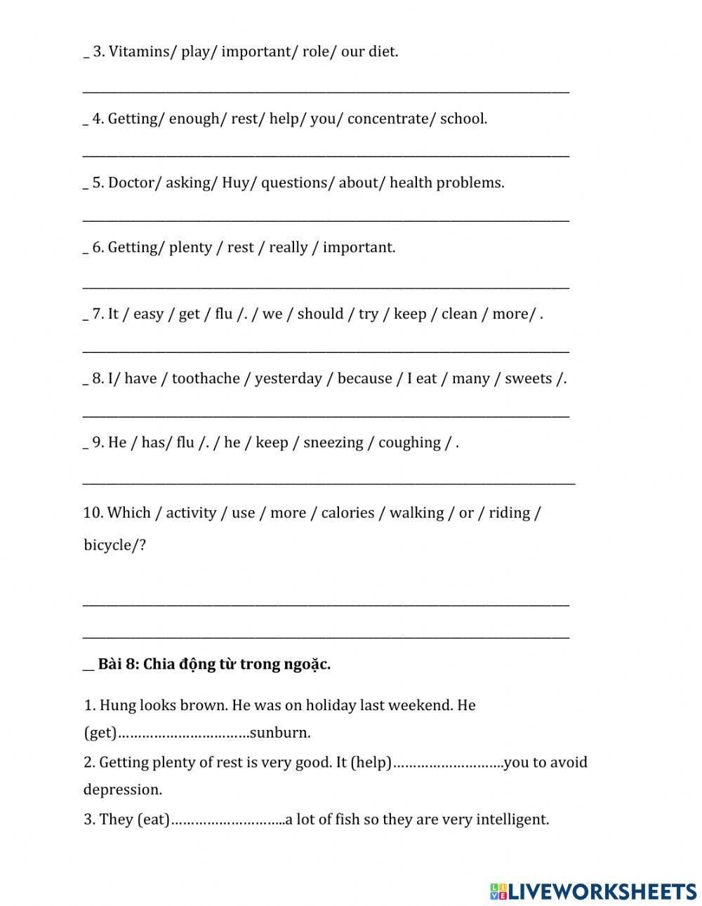 Chuyên đề 2. Healthy (3)