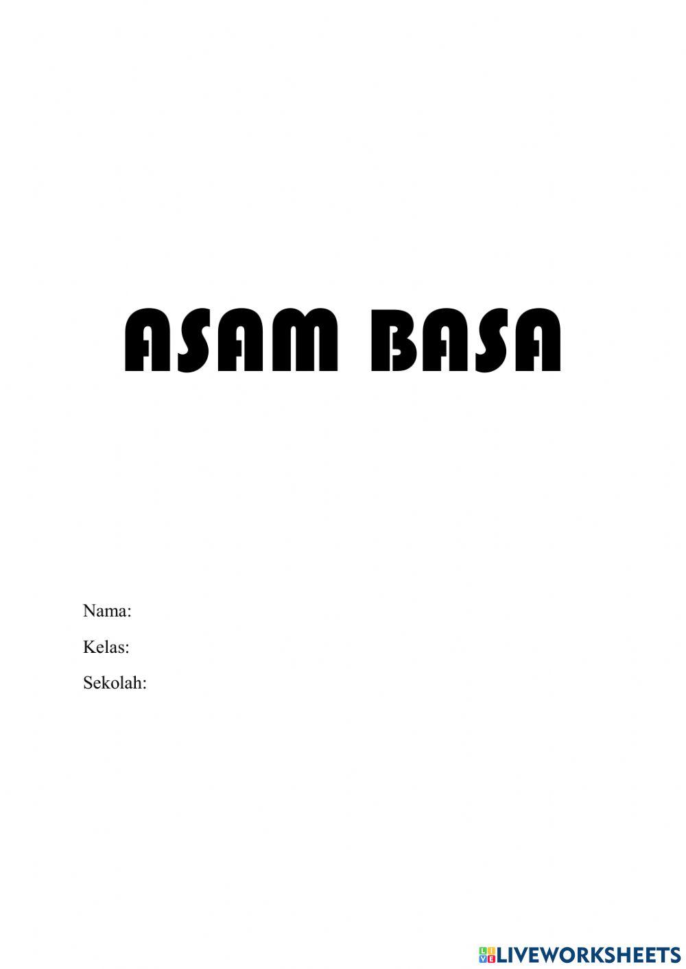 Soal Kimia Asam Basa