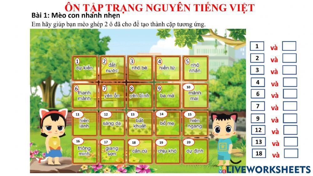 Trạng nguyên Tiếng Việt