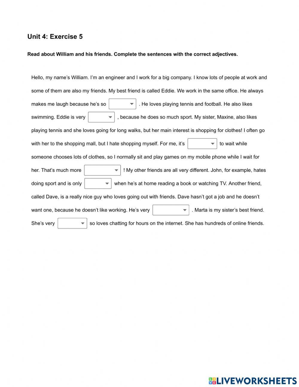 Mindset Foundation - Languague Builder Skills Modules - Unit 4 Ex5