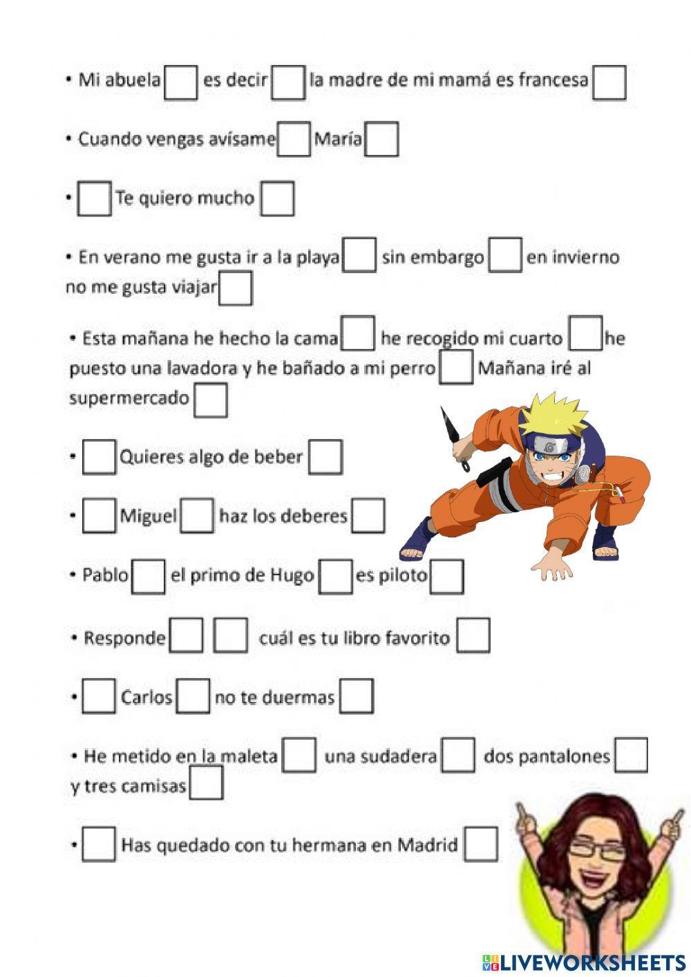 Signos de Puntuación