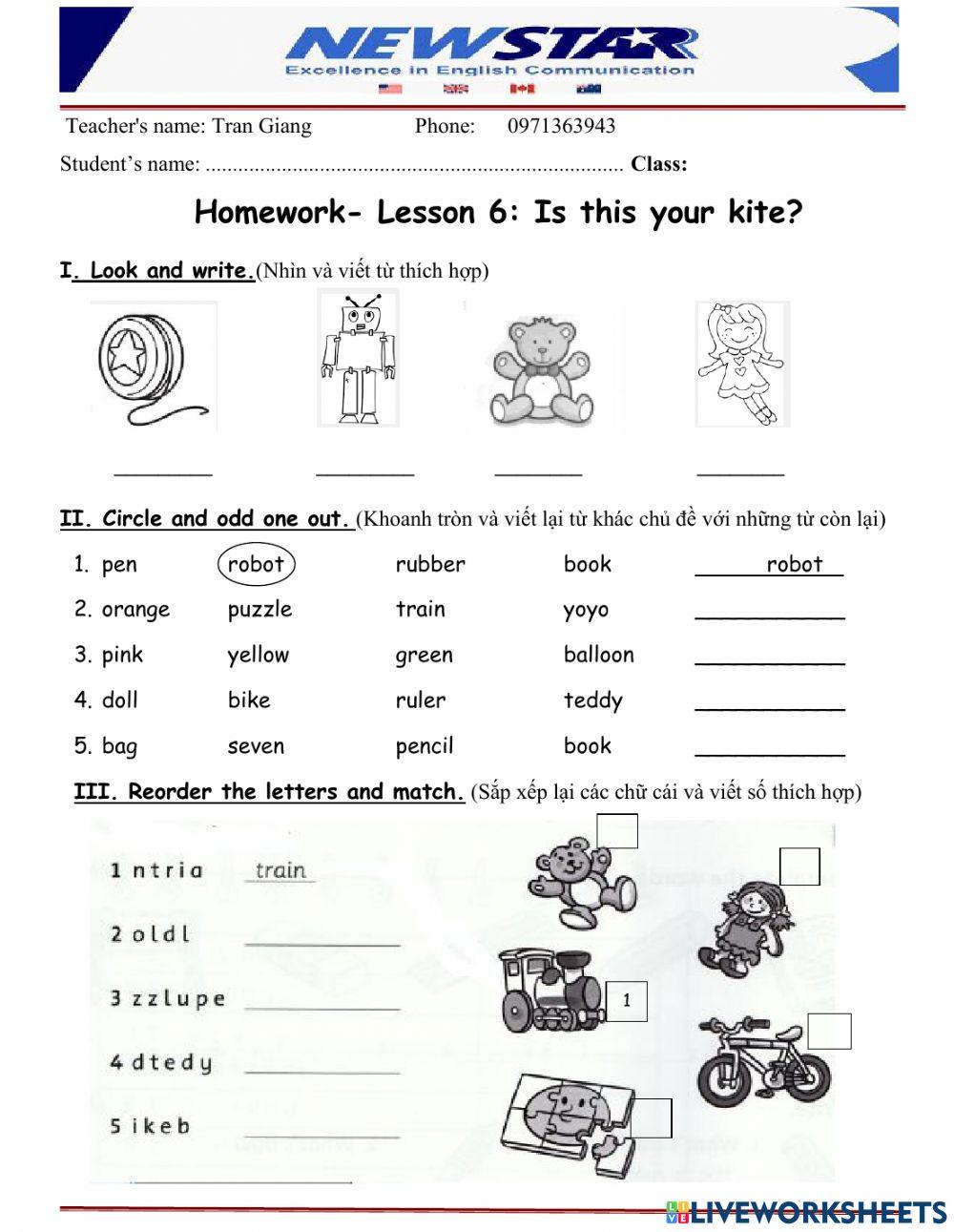 6. Is this your kite?