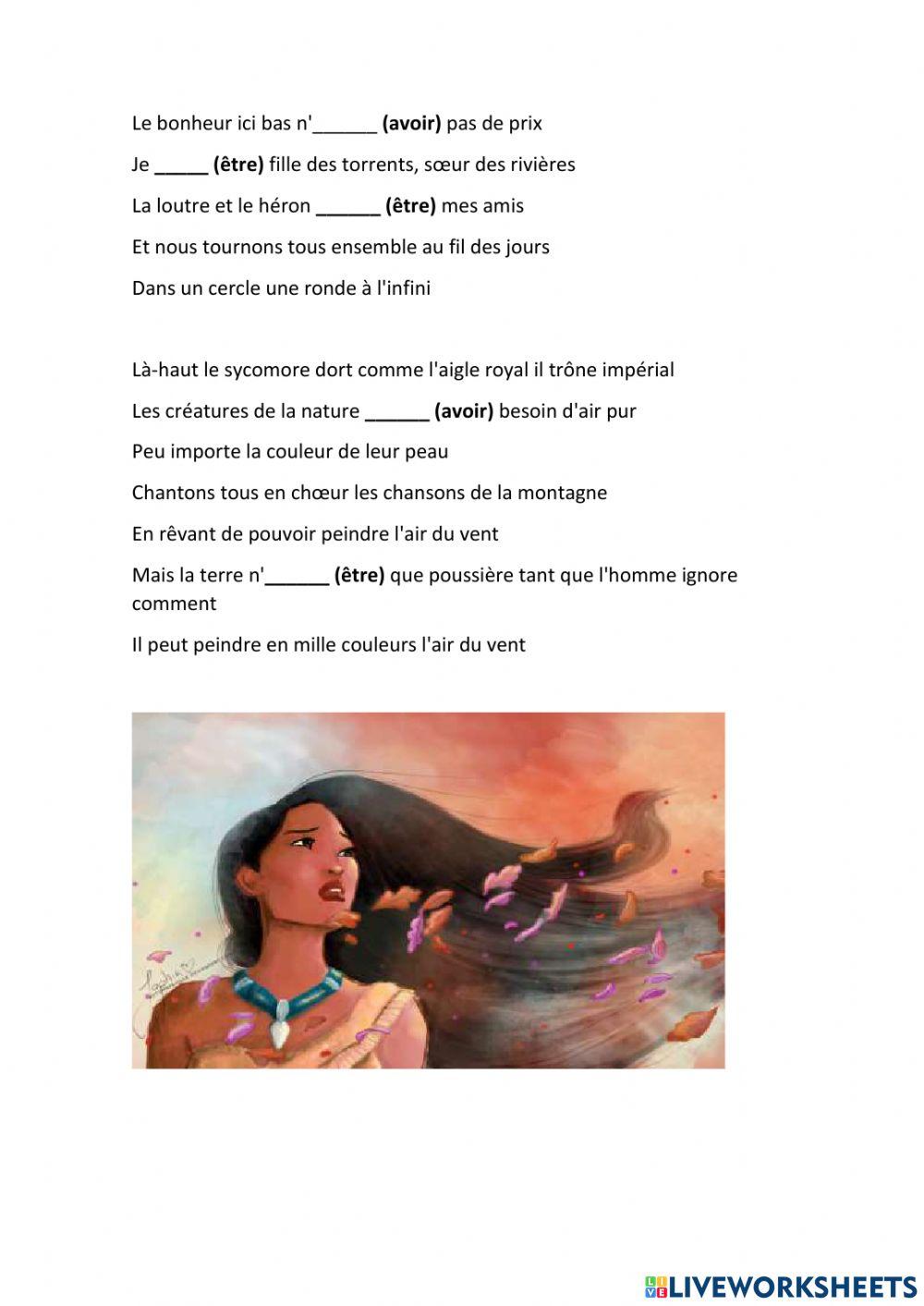 Pocahontas - l'air du vent